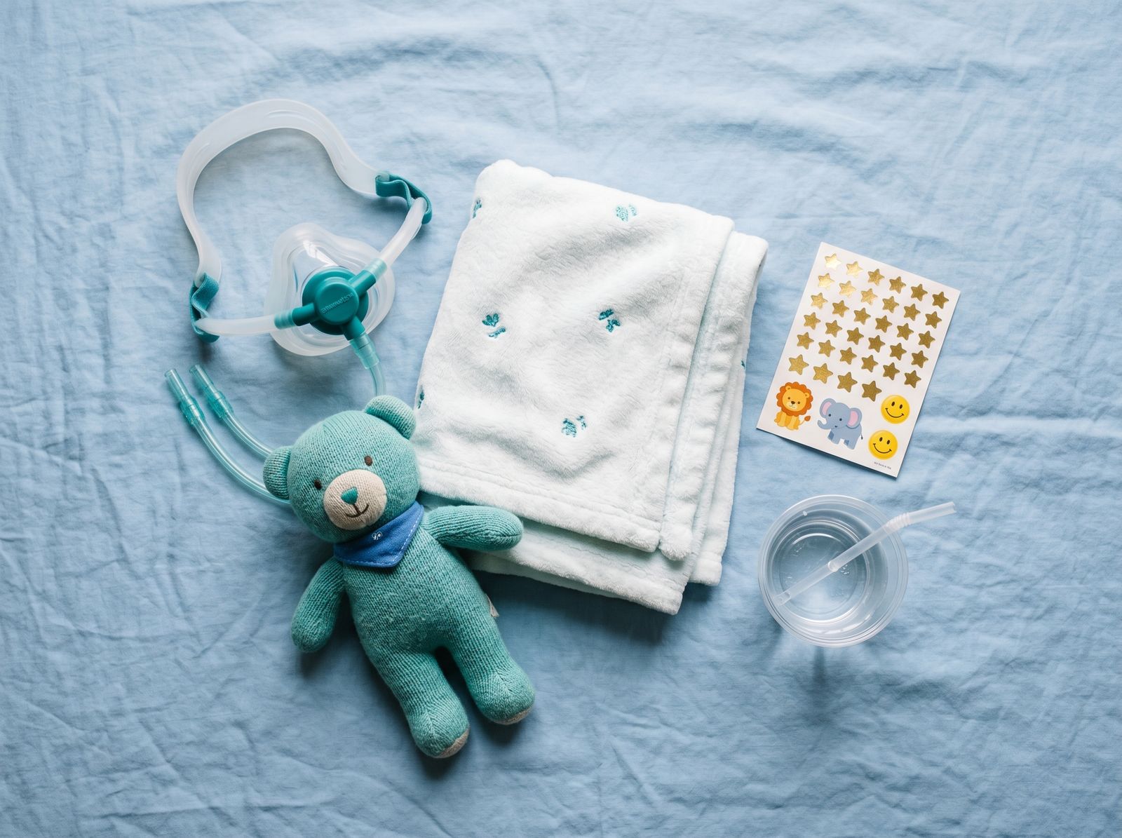 Comfort items used for children's dental sedation