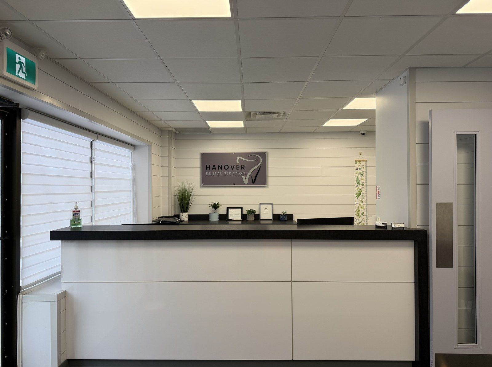 The welcoming reception area at Hanover Dental Sedation
