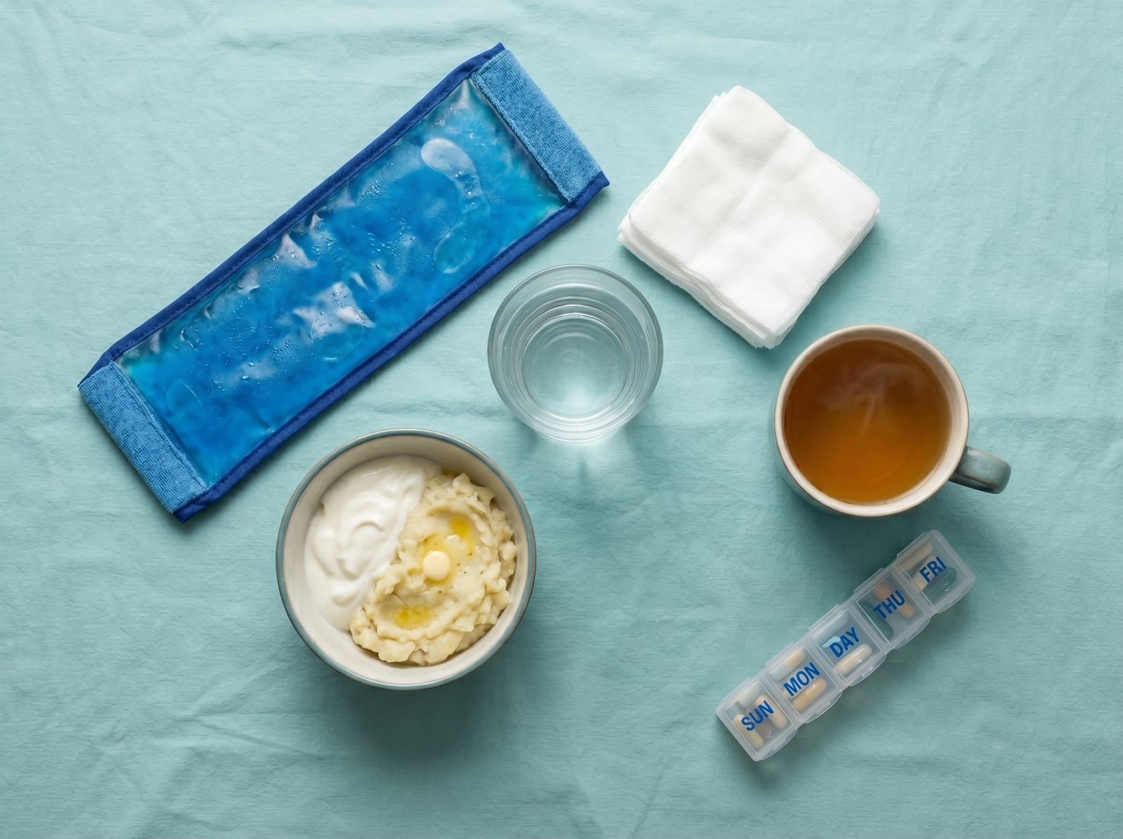 Post-operative recovery items recommended after sedation dentistry