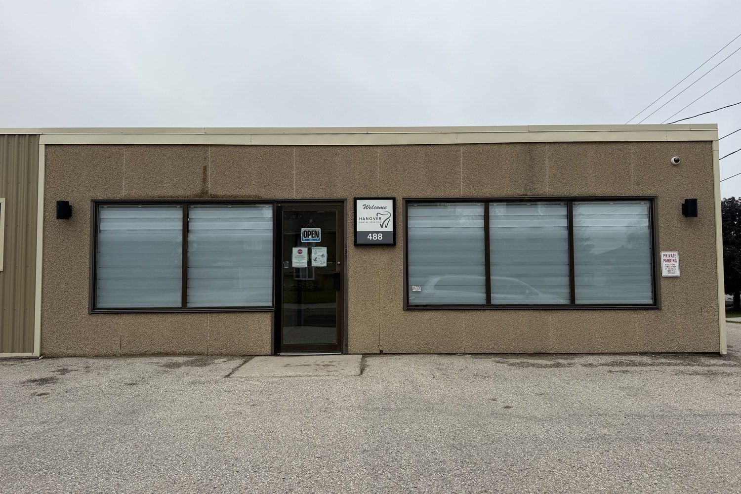 Our building at 488 20th Ave., Hanover, Hanover Dental Sedation