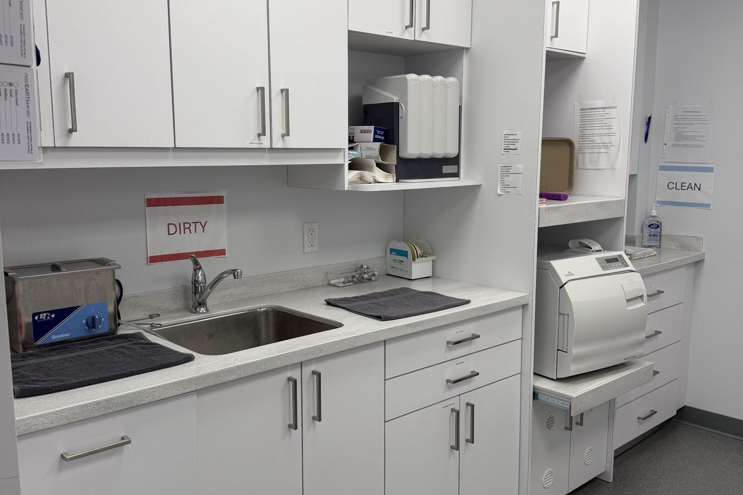 Our sterilization area, Hanover Dental Sedation